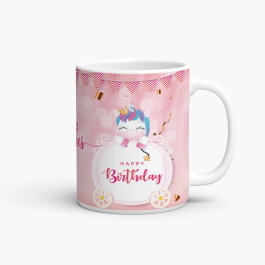 Panda & Unicorn Themed Printed Mug
